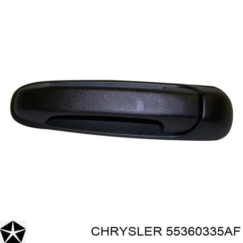 Ручка передньої двері зовнішня ліва Chrysler 55360335AF ціна, від 17.25 USD