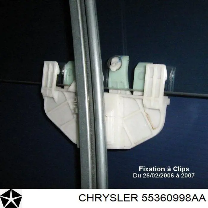 Скло передньої правої двері Chrysler 55360998AA ціна, від 92.32 USD