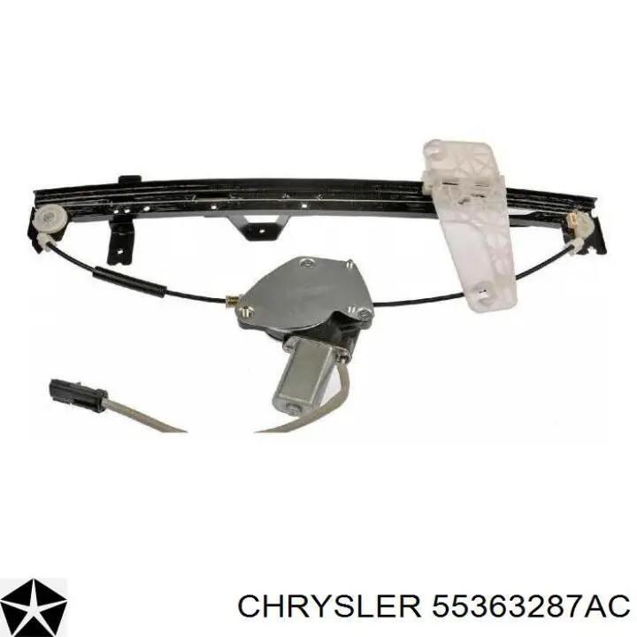 Склопідйомник з електродвигуном Chrysler 55363287AC ціна, від 54.19 USD