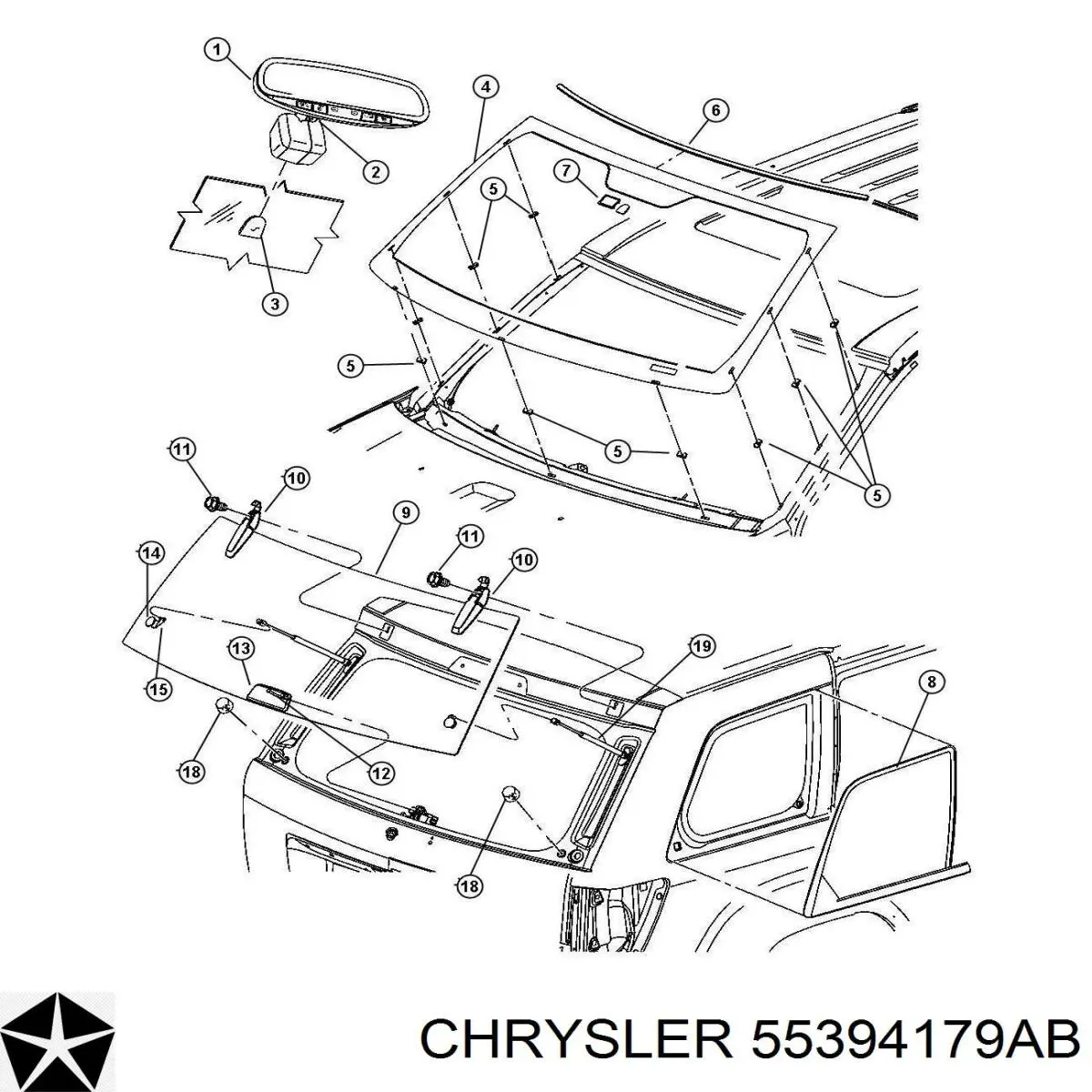 Купити 55394179AB Chrysler 