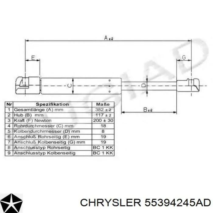 Купити 55394245AD Chrysler 