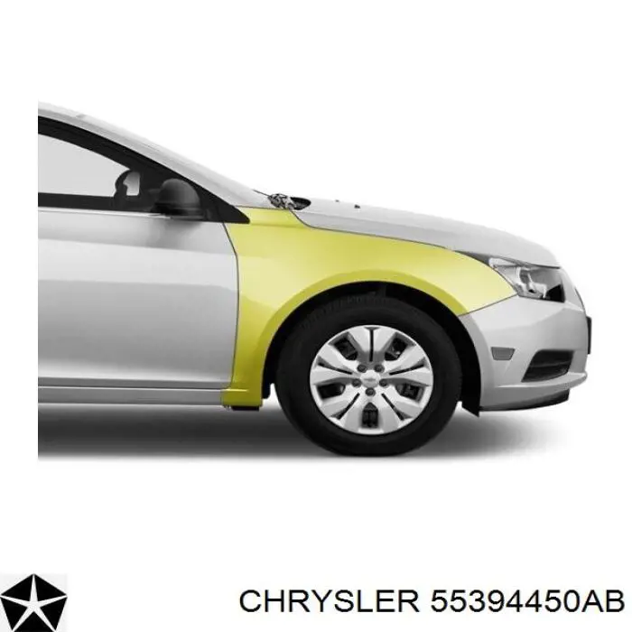 55394450AB Chrysler Крило переднє праве