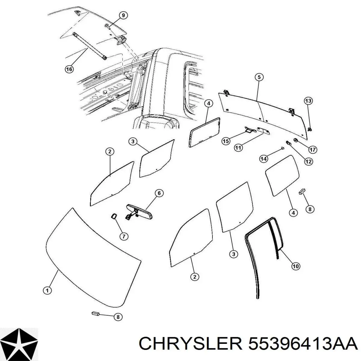 Купити 55396413AA Chrysler 