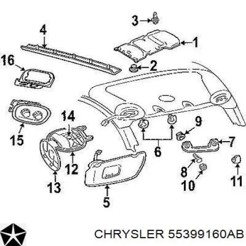  55399160AB Chrysler