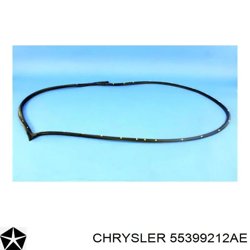 Ущільнювач дверей передніх, правих (на дверей) Chrysler 55399212AD ціна, від 19.00 USD