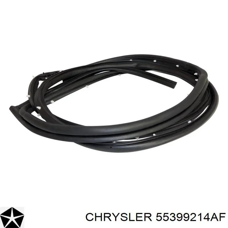 Ущільнювач двері задньої правої (на двері) Chrysler 55399214AE ціна, від 11.85 USD