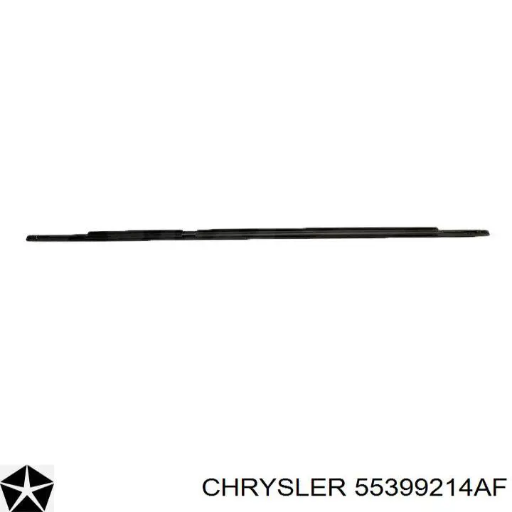 Купити 55399214AE Chrysler Ущільнювач двері задньої правої (на двері)