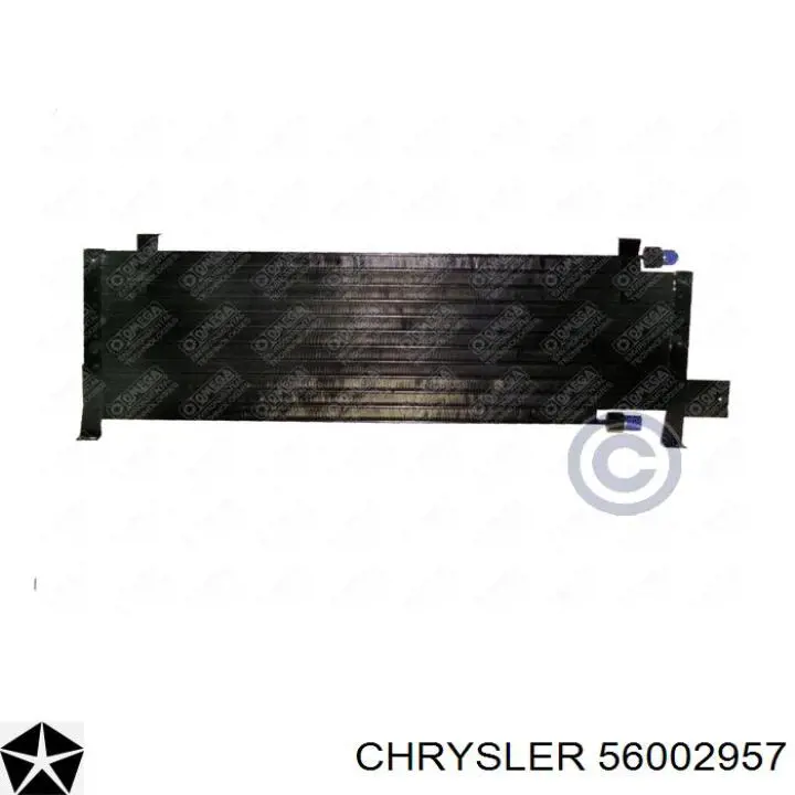 Конденсатор кондиціонера Chrysler 56002957 ціна, від 99.91 USD