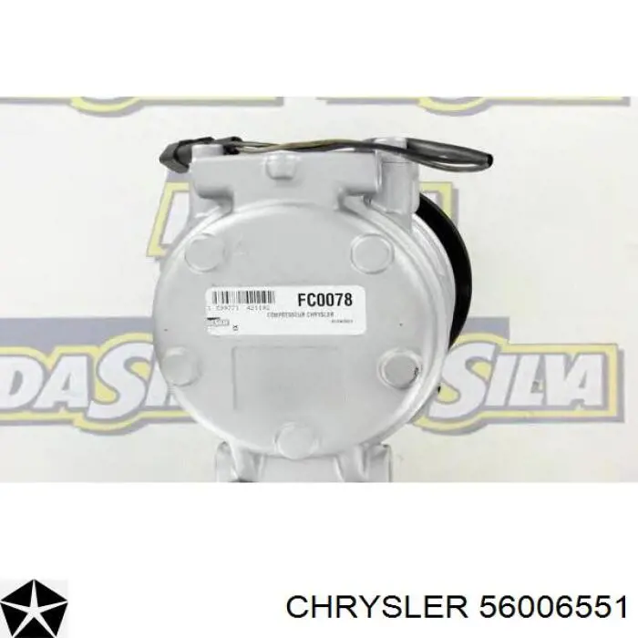 Компресор системи кондиціювання Chrysler 56006551 ціна, від 147.87 USD