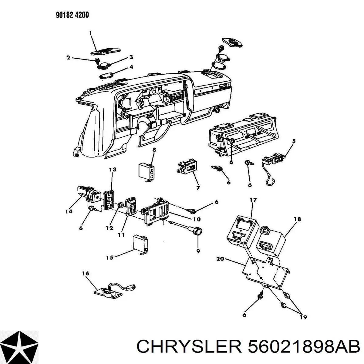  56021898AB Chrysler