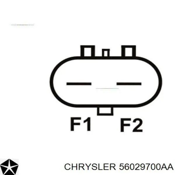 56029700AA Chrysler генератор
