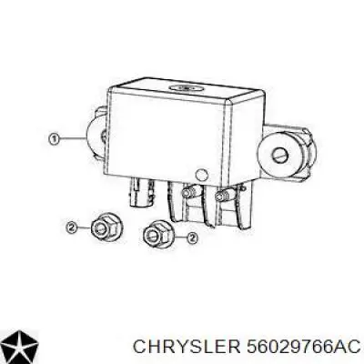 Реле стартера Chrysler 56029766AC ціна, від 31.67 USD