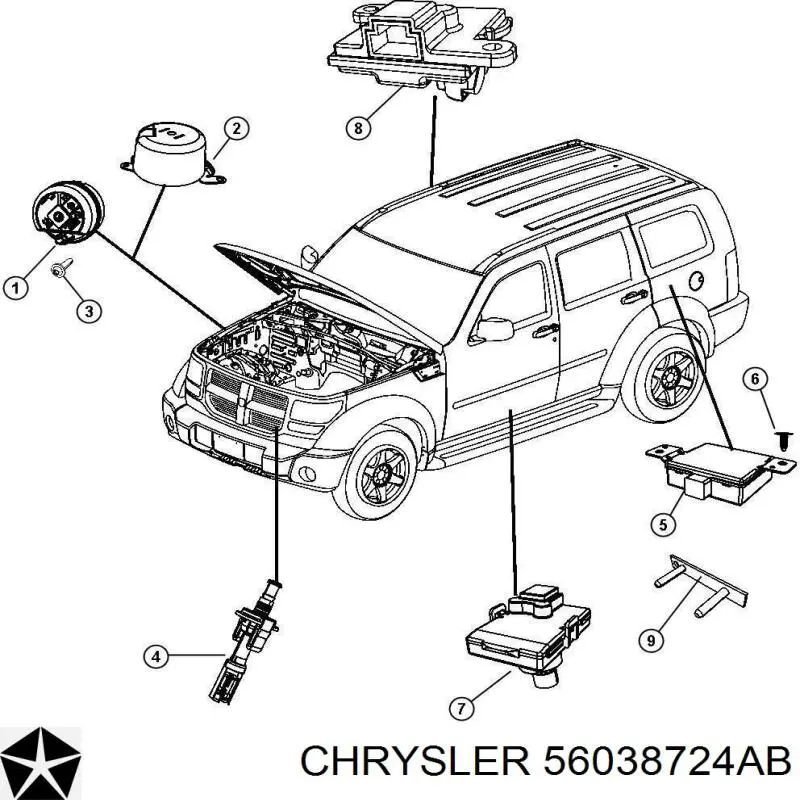  56038724AB Chrysler