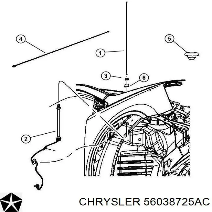 56038725AC Chrysler 