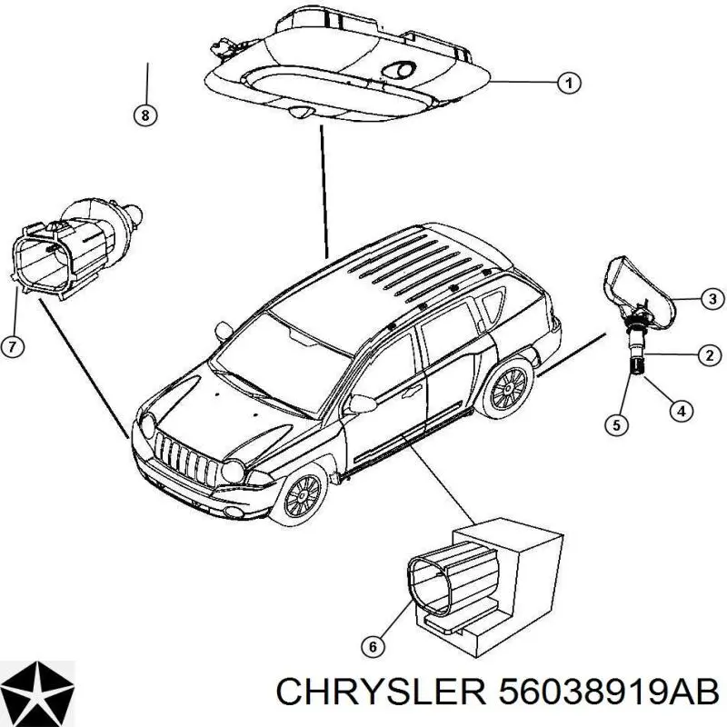 56038919AB Chrysler 