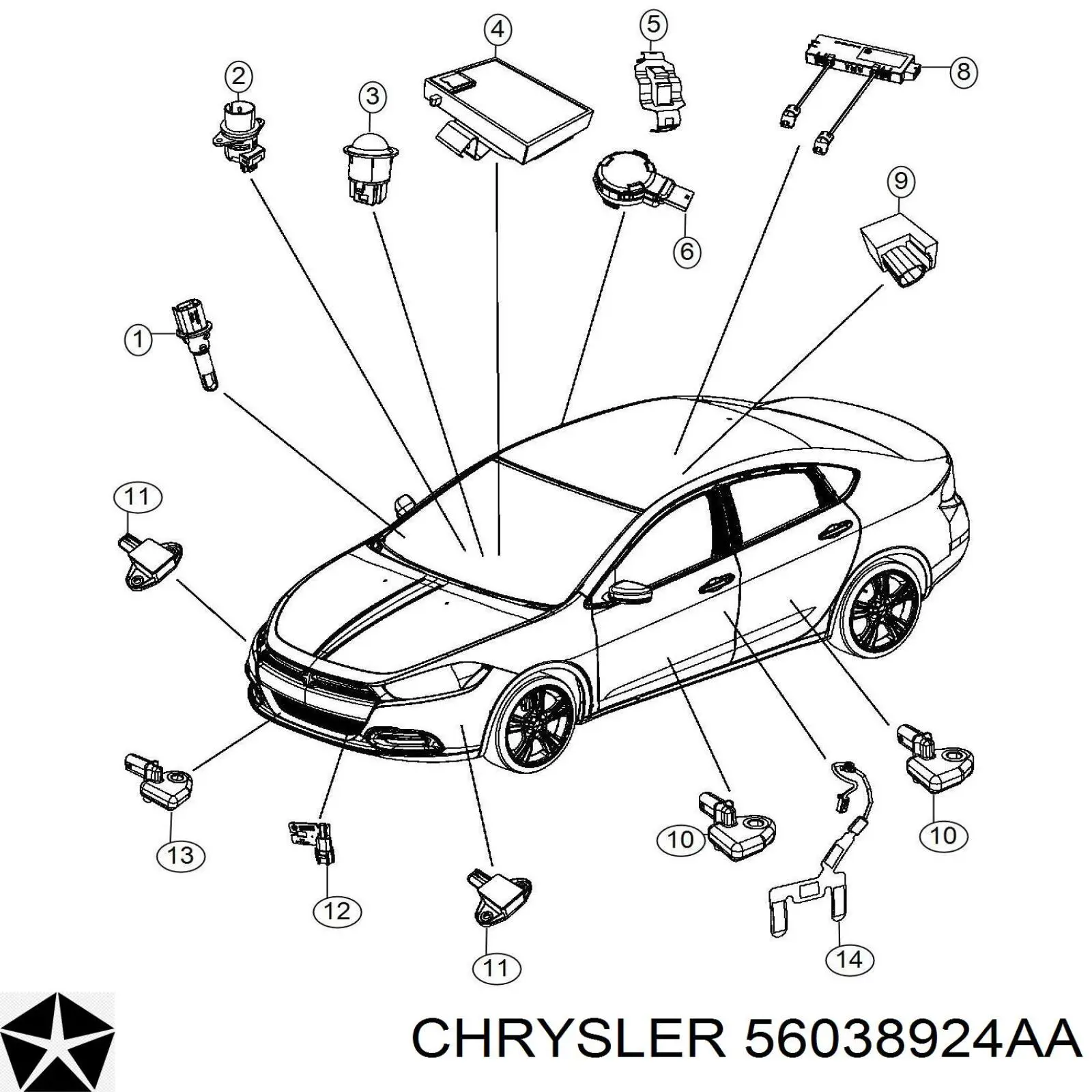  056038975AA Chrysler