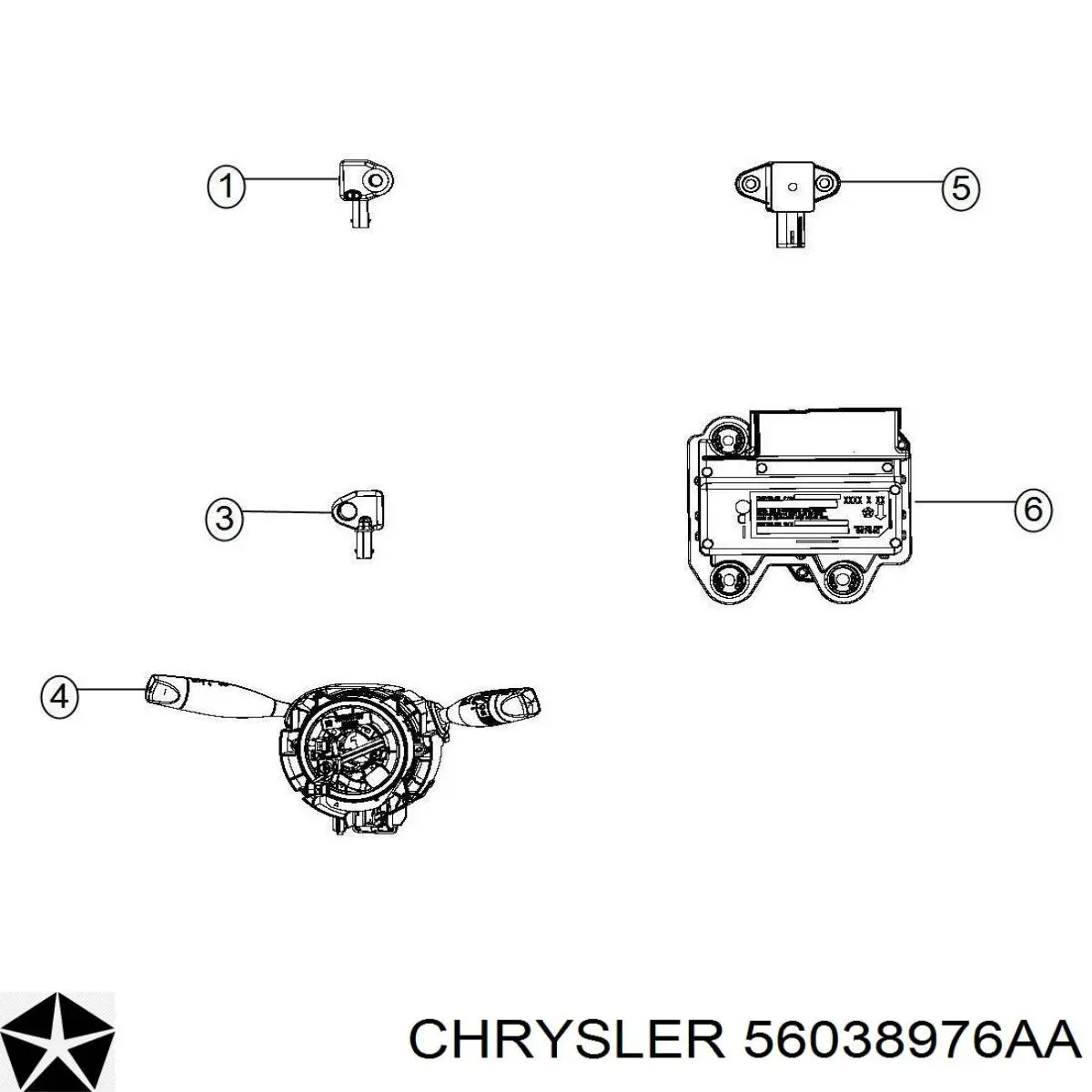  56038976AA Chrysler