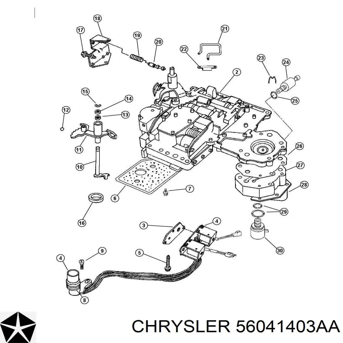 56041403AA Chrysler Датчик показника тиску масла