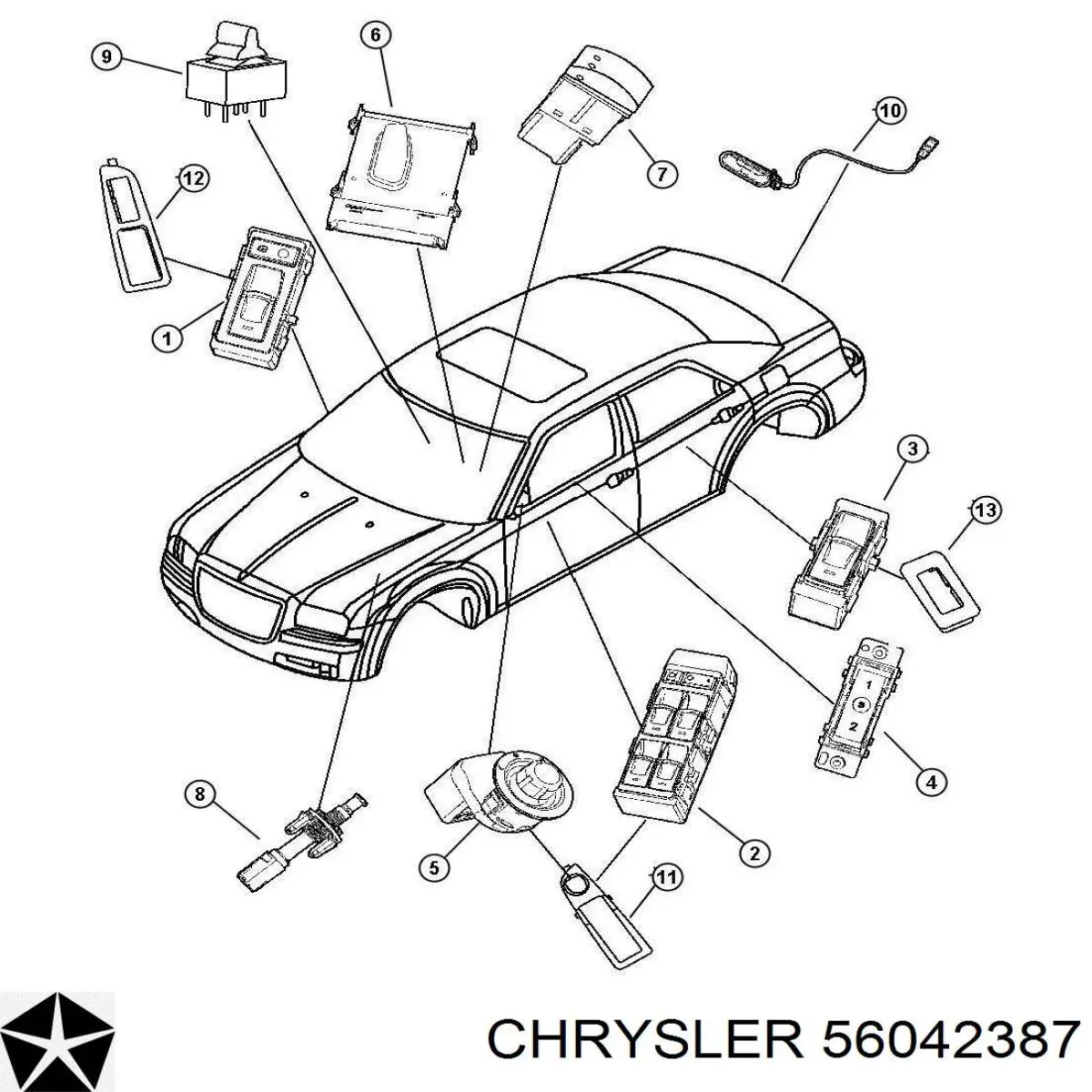 Купити 56042387 Chrysler 