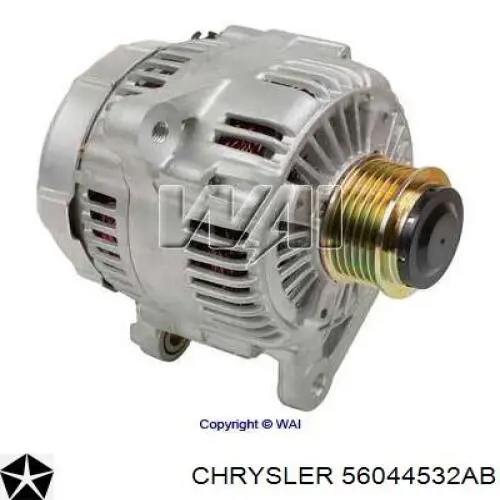 56044532AB Chrysler генератор