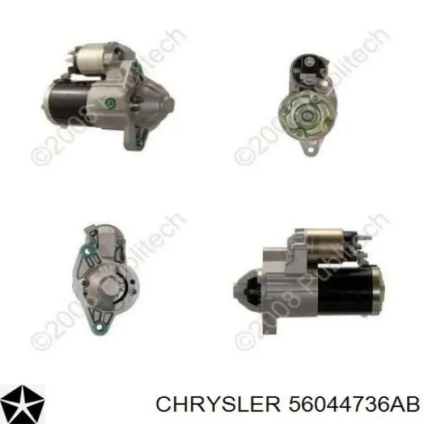 Стартер 56044736AB Chrysler