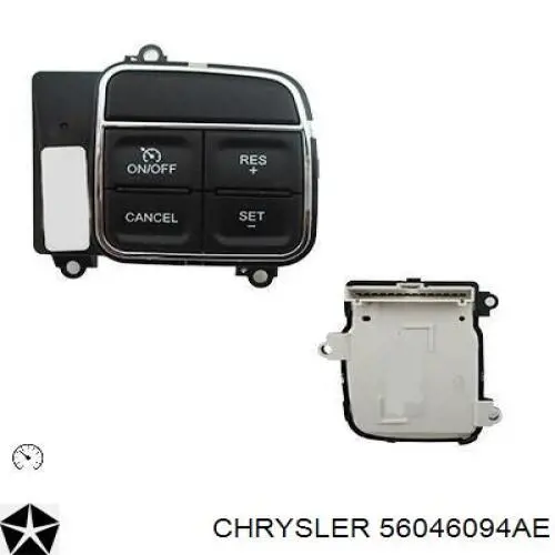 Блок кнопкових перемикачів кермового колеса Chrysler 56046094AD ціна, від 6.33 USD