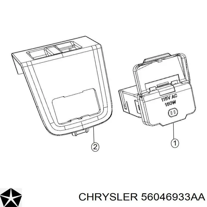  Chrysler 56046933AA ціна, від 5.57 USD