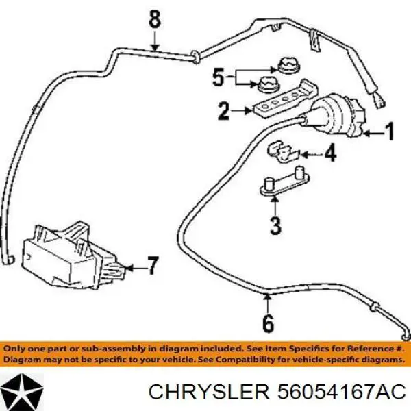  Chrysler 56054167AC ціна, від 6.33 USD