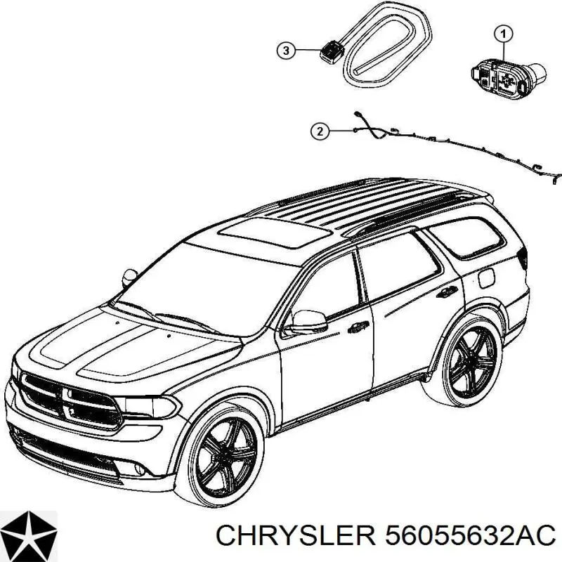  Chrysler 56055632AC ціна, від 92.80 USD