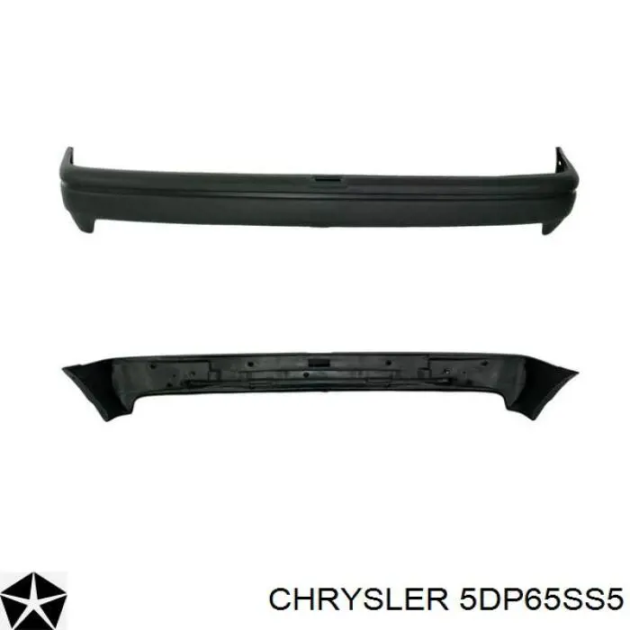 Буфер (бампер) задній на Jeep Grand Cherokee  