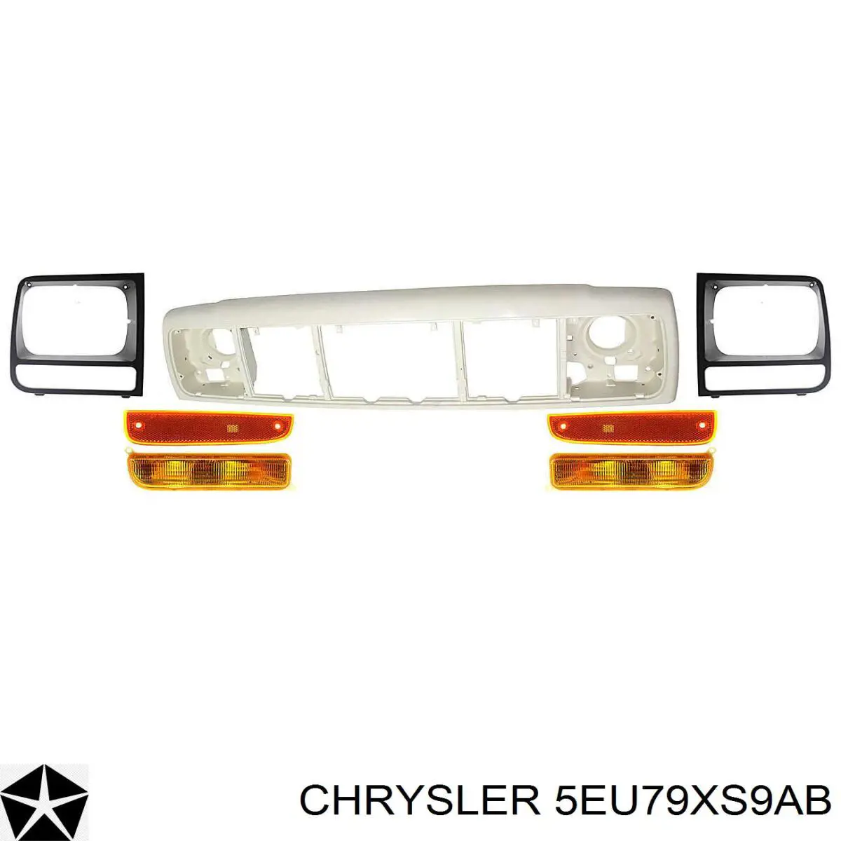 Бампер передній Chrysler 5EU79XS9AB