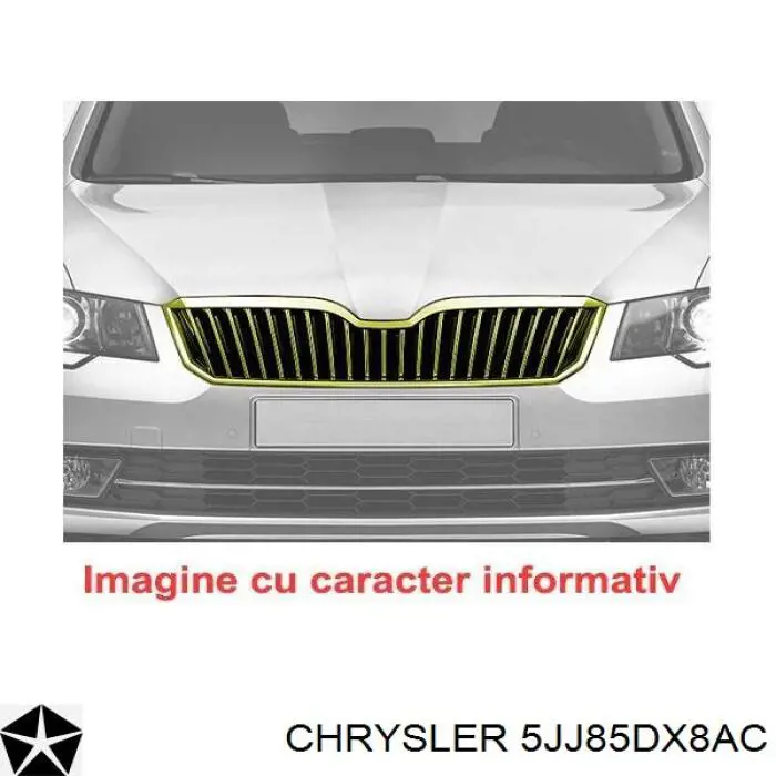Купити 5JJ85DX8AE Chrysler Захисна решітка радіатора