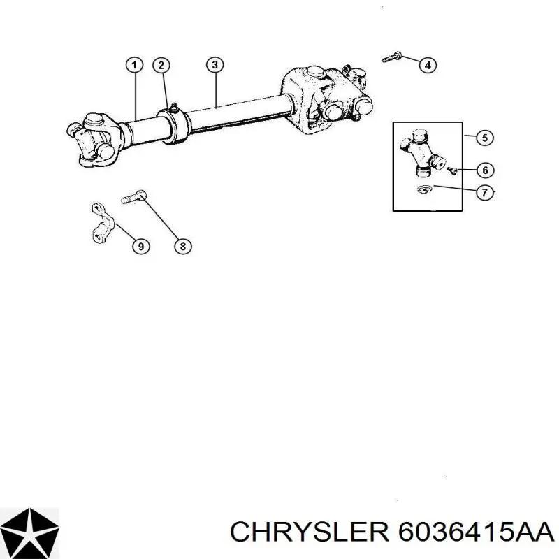  6036415AA Chrysler