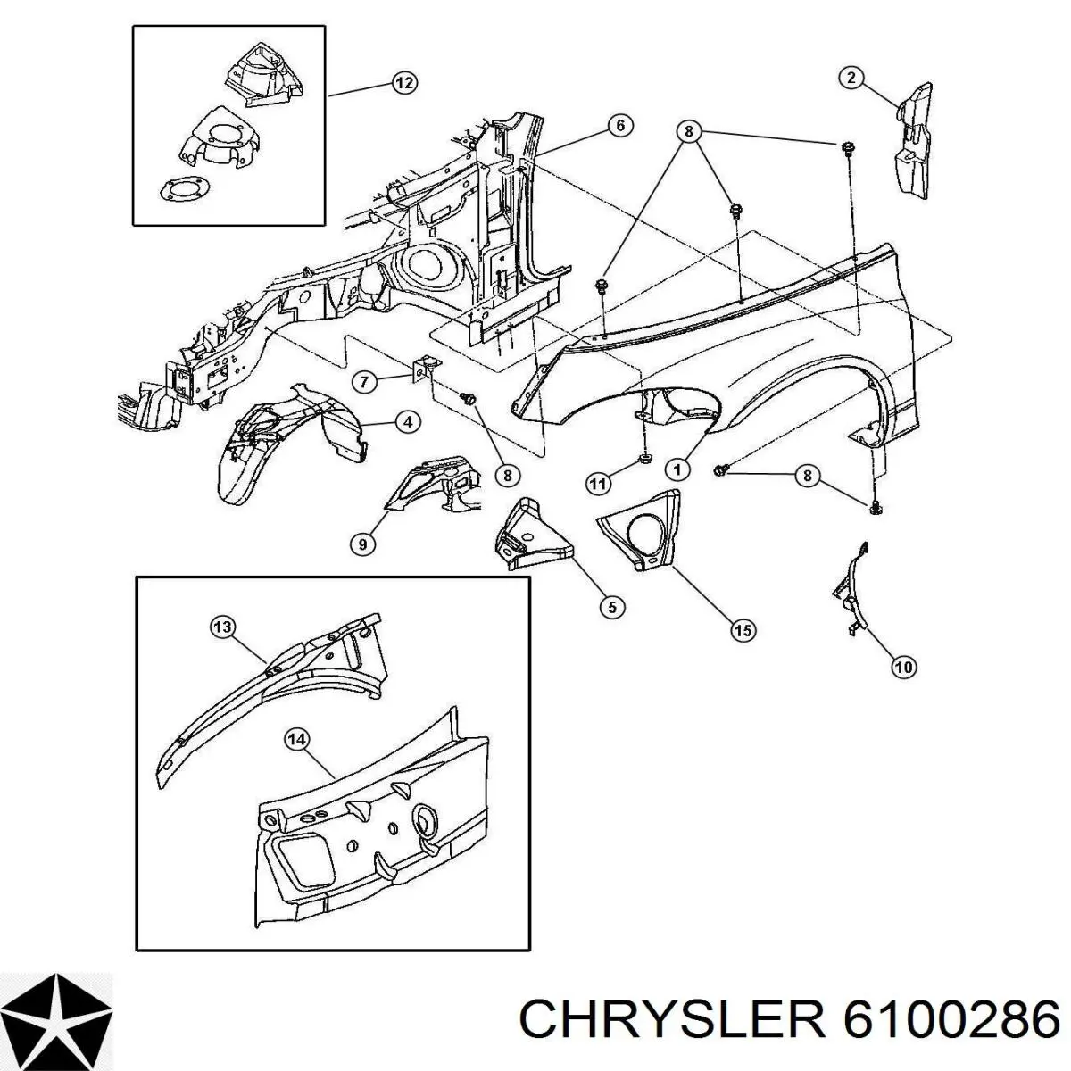 Купити 6100286 Chrysler ВПГ