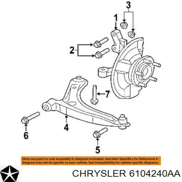  06104240AA Chrysler