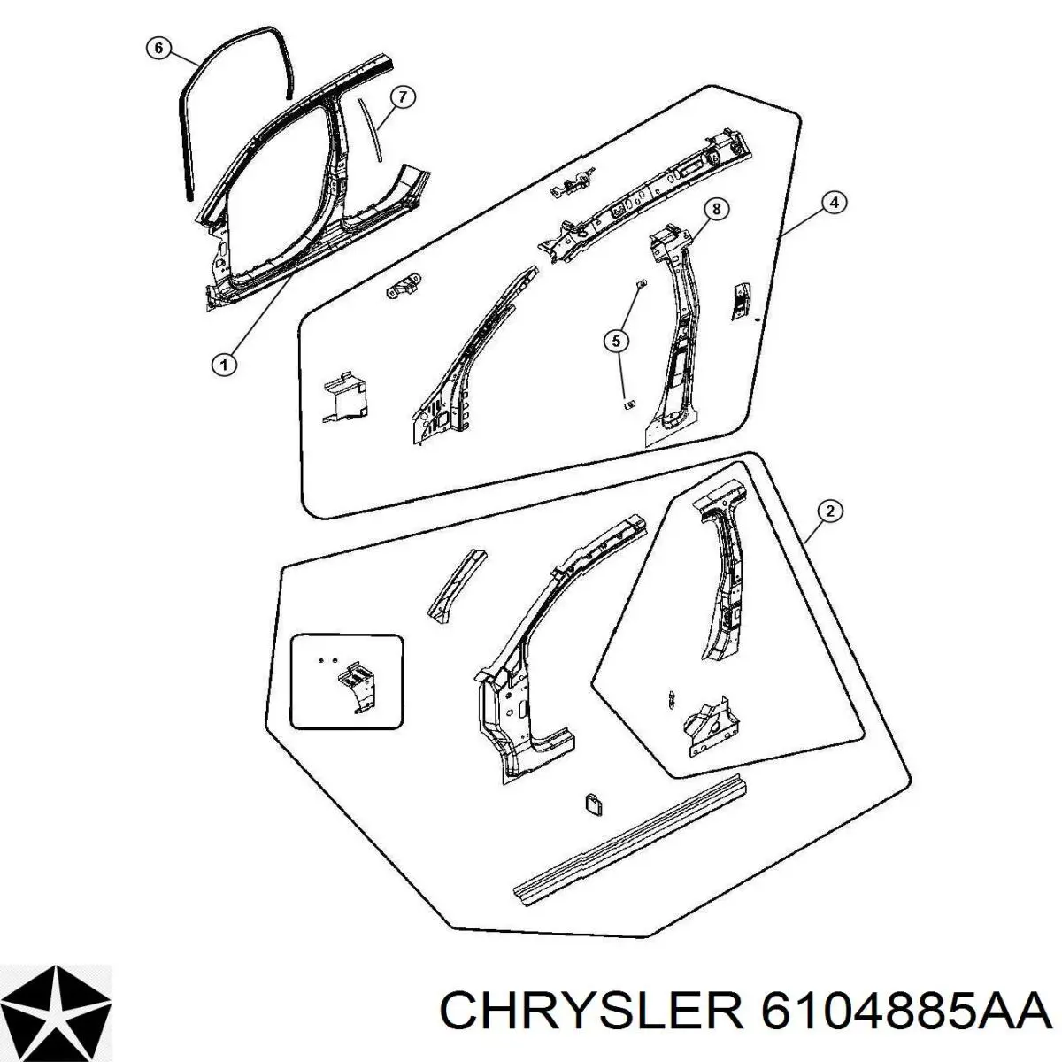  06104885AA Chrysler