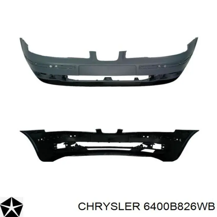  Передній бампер Mitsubishi Outlander 