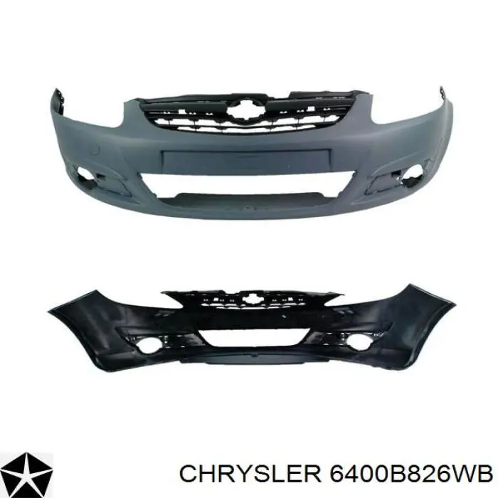  Передній бампер Mitsubishi Outlander 