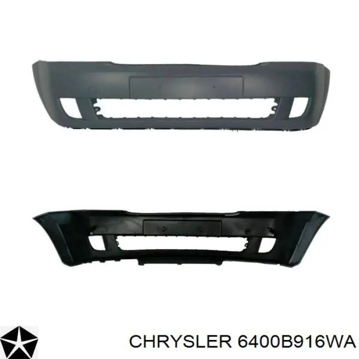 Бампер передній Chrysler 6400B916WA