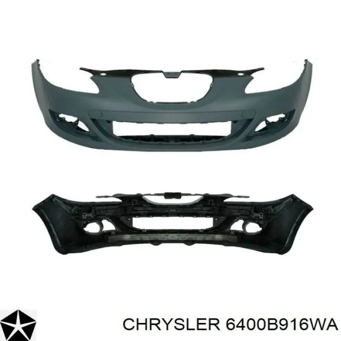 Купити 6400B916WA Chrysler Буфер (бампер) передній
