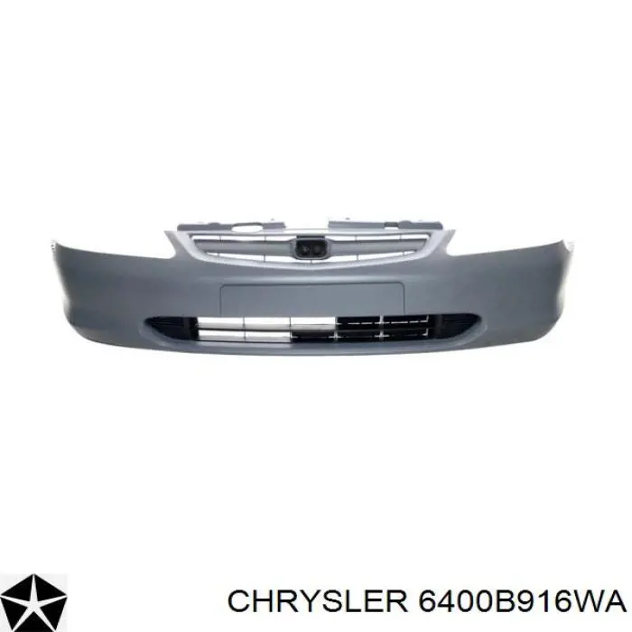 6400B916WA Chrysler Бампер передній в зборі