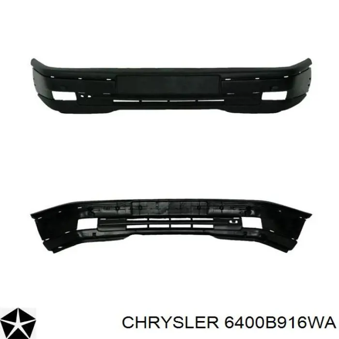 Бампер на авто Chrysler 6400B916WA ціна, від 58.33 USD