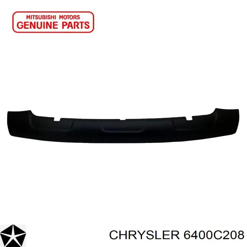 Купити 6400C208 Mitsubishi Накладка бампера переднього