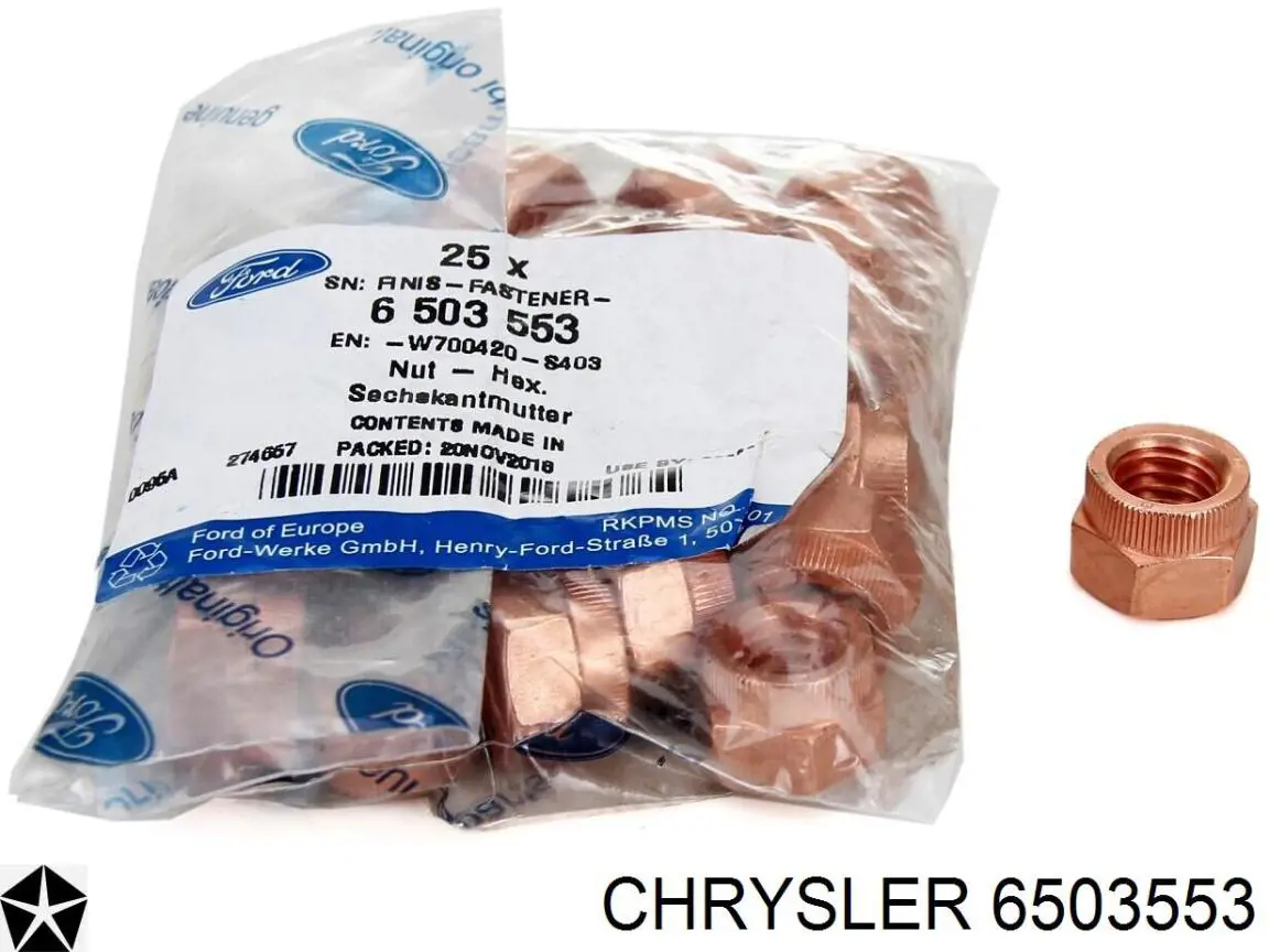 06503553 Chrysler Болт коленвала