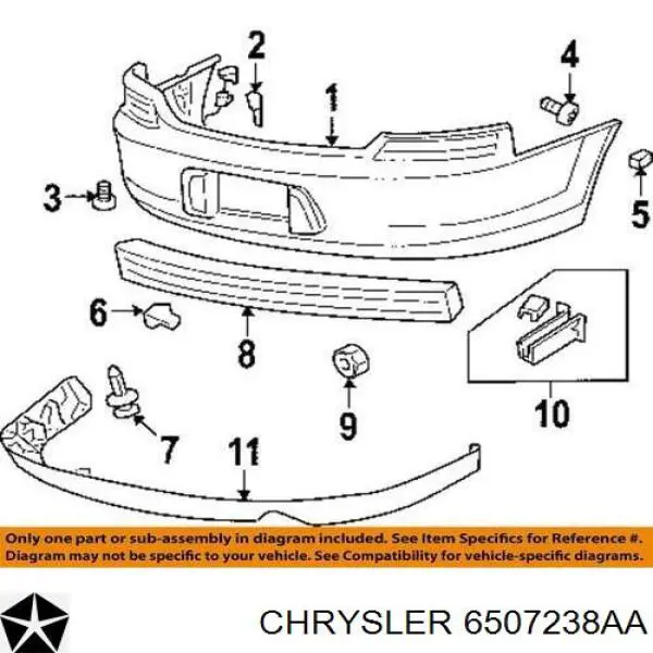 06507238AA Chrysler 