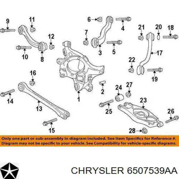 6507539AA Chrysler 