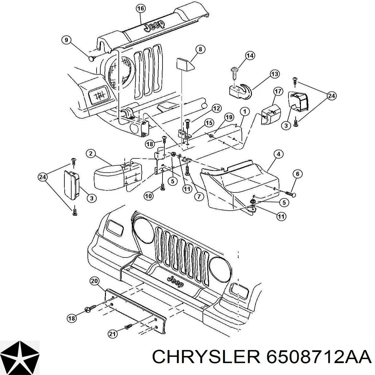6508712AA Chrysler 