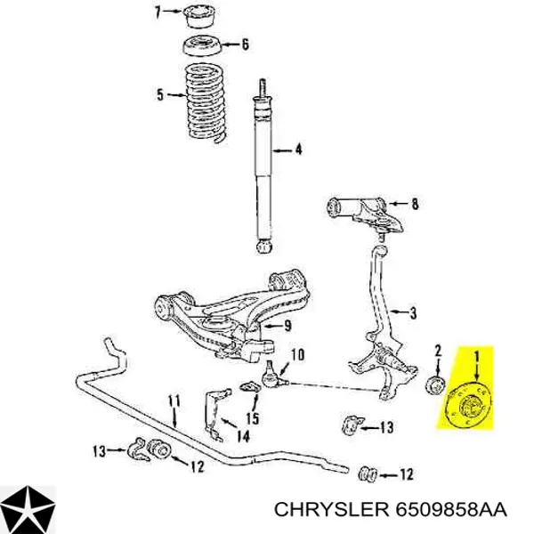  Chrysler 6512579AA ціна, від 5.46 USD
