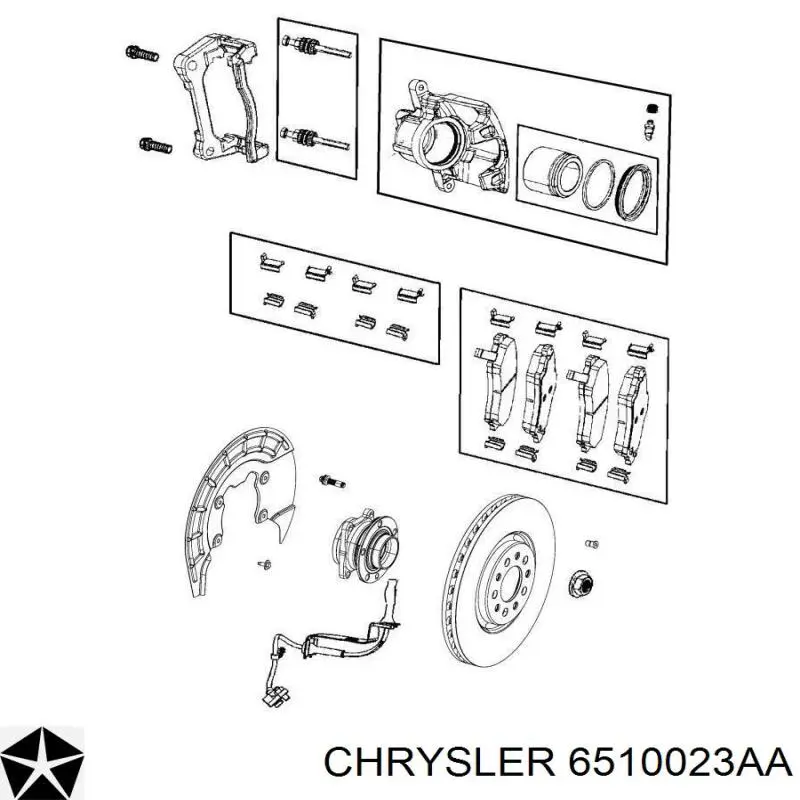  06510023AA Chrysler