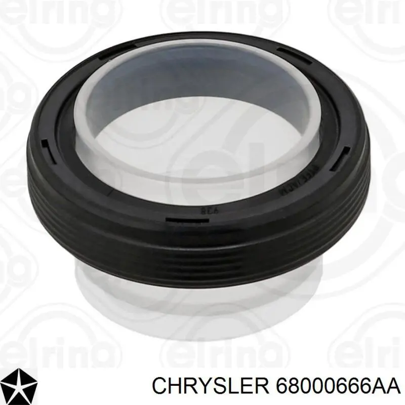 Купити 68000666AA Chrysler Сальник коленвала передній